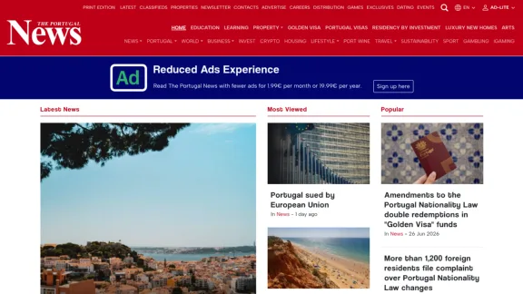 Captura de The Portugal News