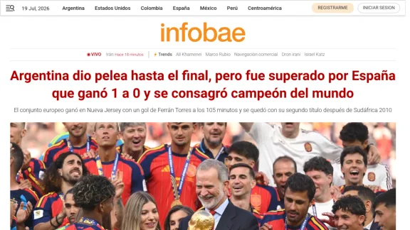 Captura de Infobae