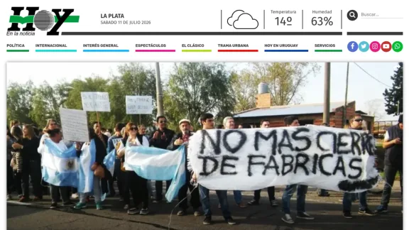 Captura de Diario Hoy (la Plata)