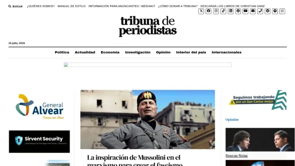 Captura de Periodico Tribuna