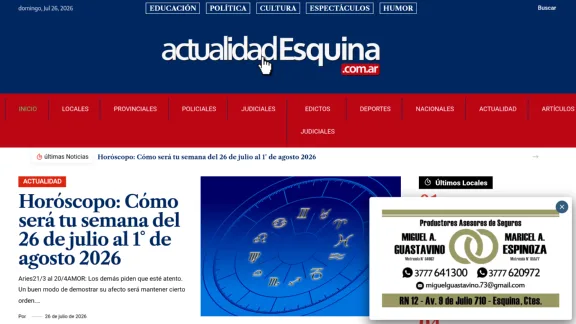 Captura de Actualidad Esquina