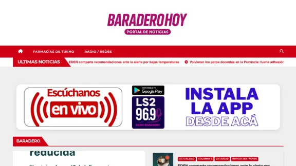 Captura de Baradero Hoy
