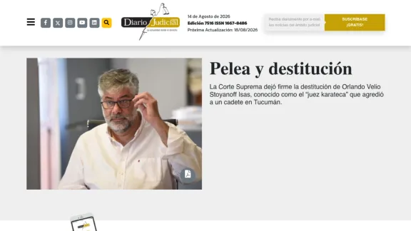 Captura de Diario Judicial