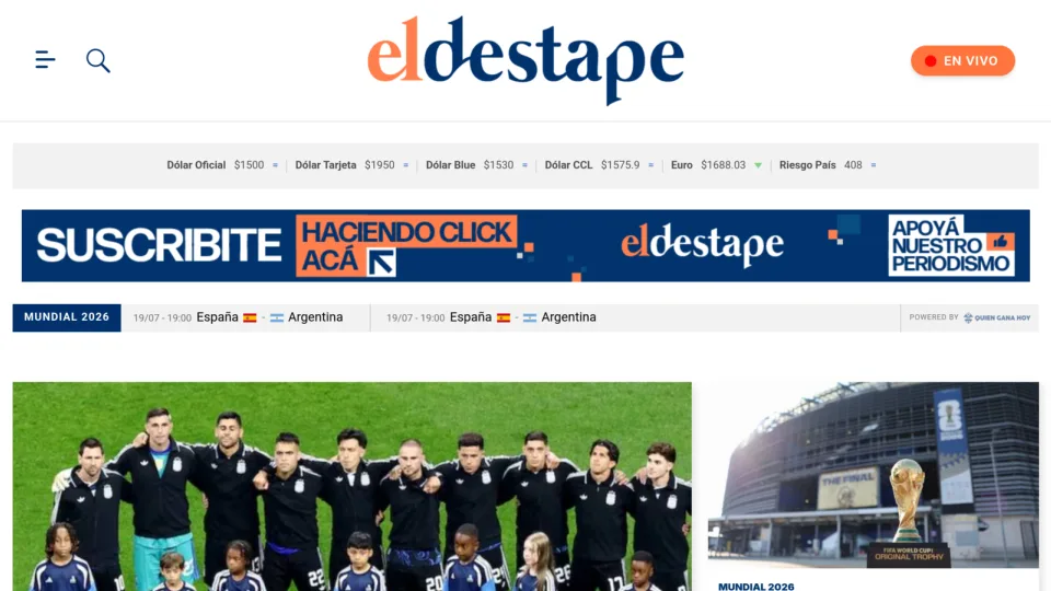 Captura de El Destape