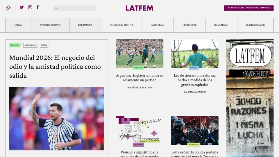Captura de Latfem