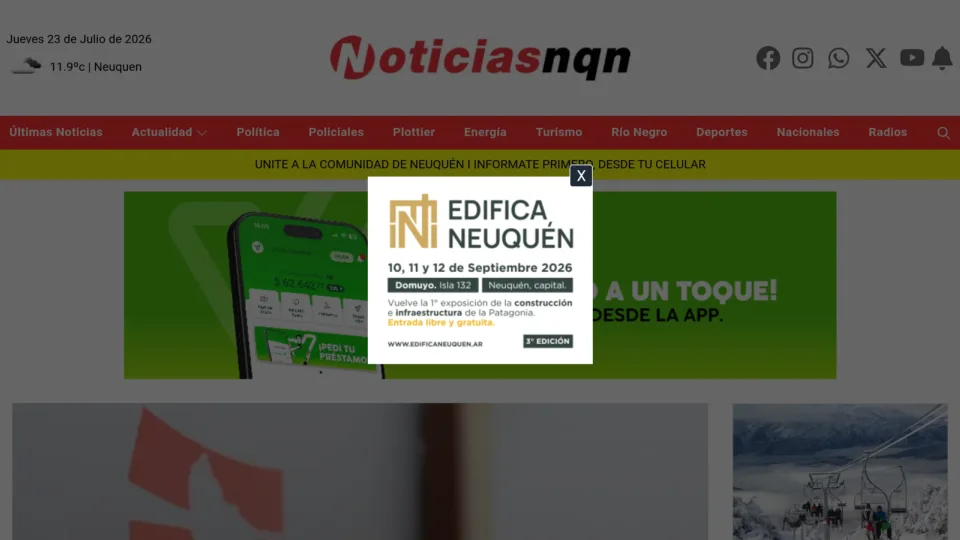 Captura de Noticias Nqn