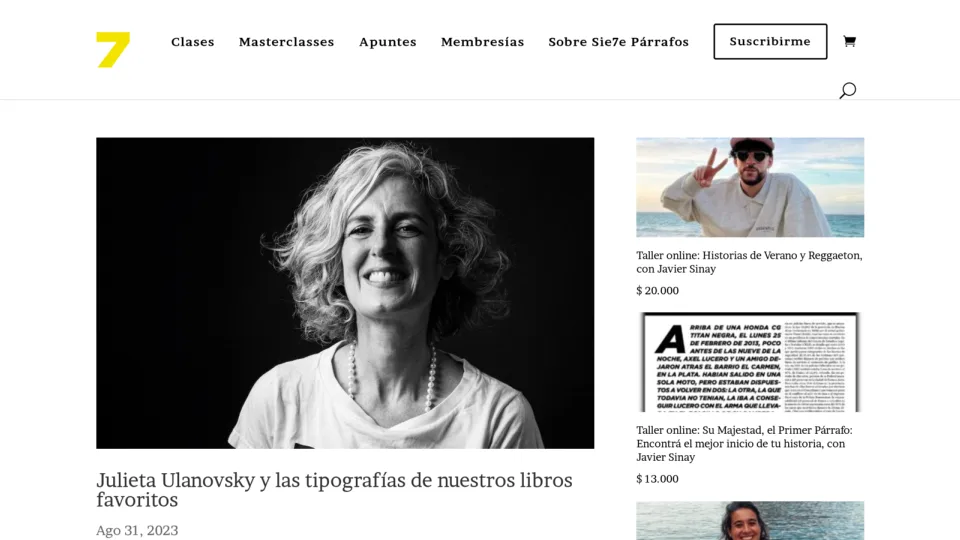 Captura de Sie7e Parrafos