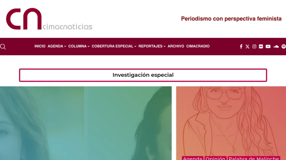 Captura de Cimac Noticias