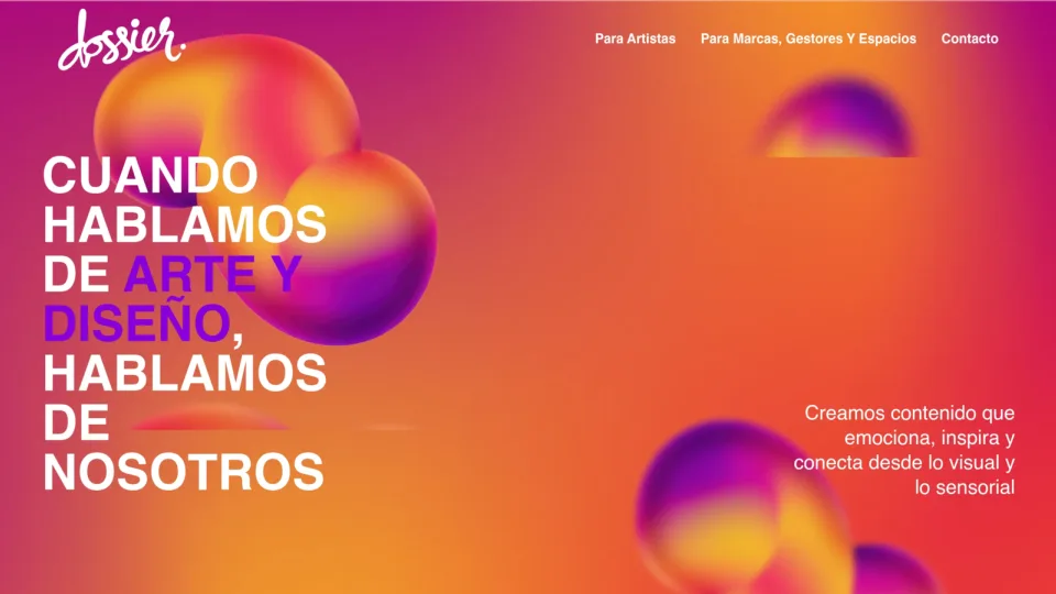 Captura de Dossier Arte