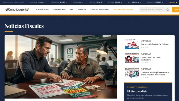 Captura de El Contribuyente