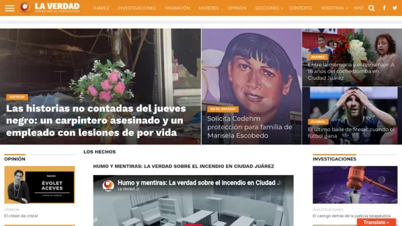 Captura de La Verdad Juarez