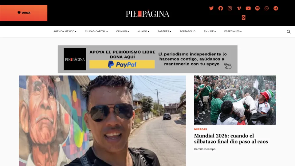 Captura de Pie De Pagina