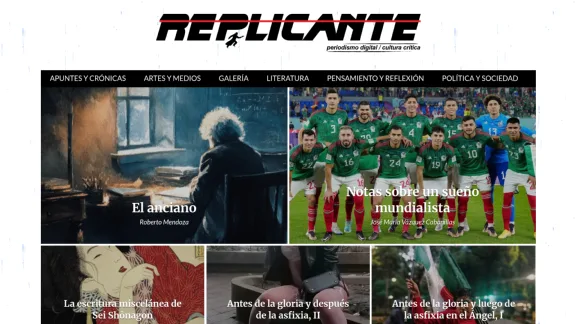Captura de Revista Replicante