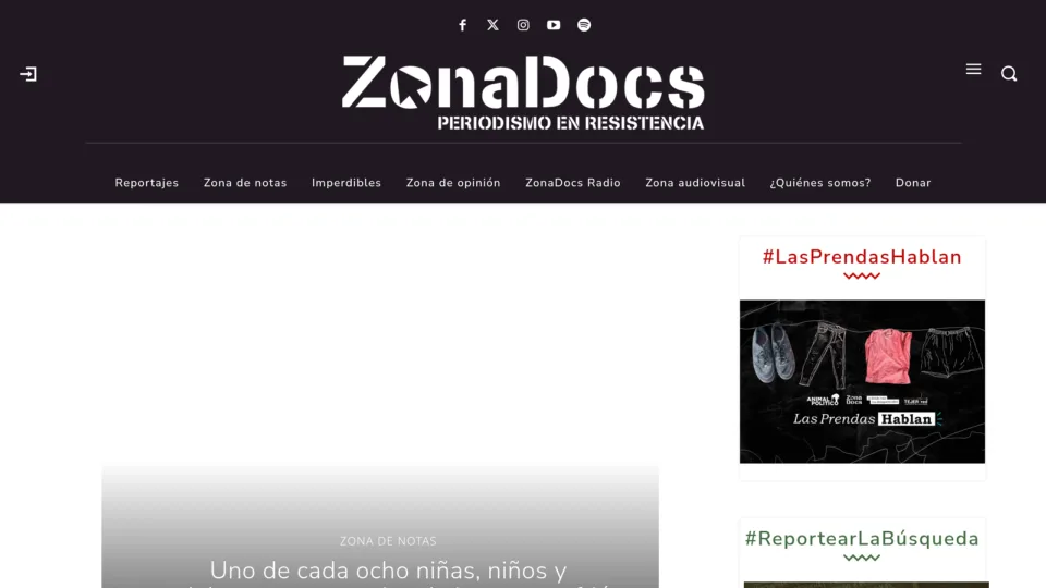 Captura de Zona Docs