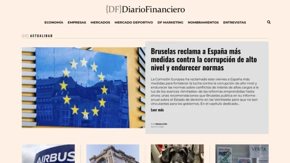 Captura de Diario Financiero
