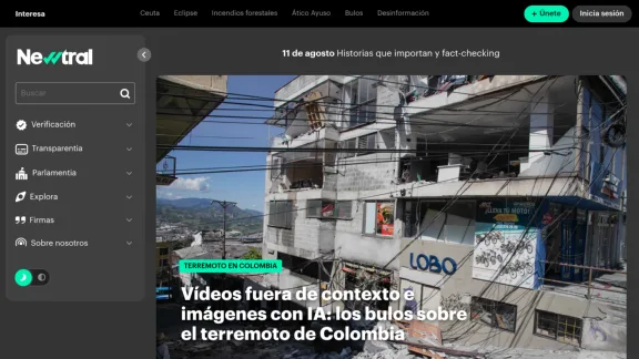 Captura de Newtral