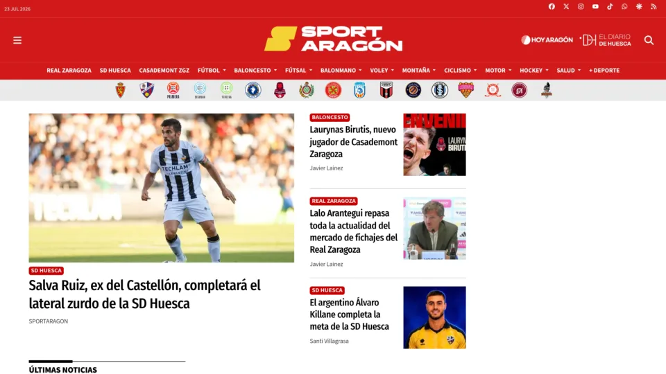 Captura de Sport Aragon