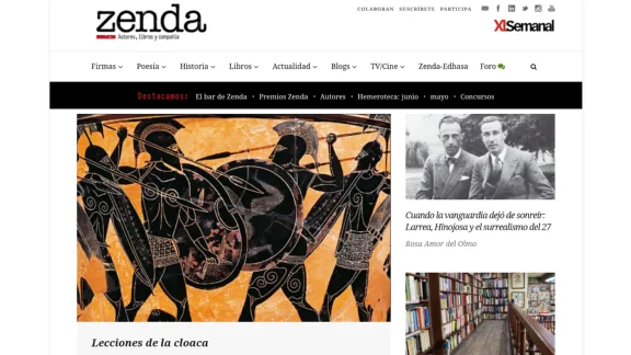 Captura de Zenda Libros