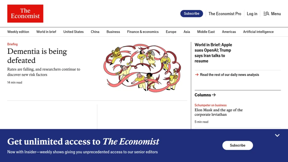 Captura de The Economist