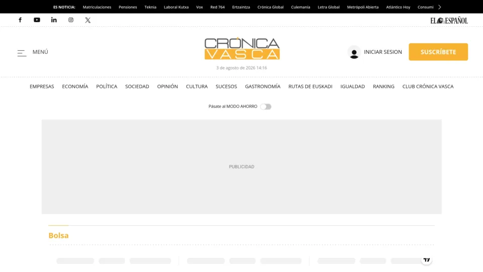 Captura de Crónica Vasca