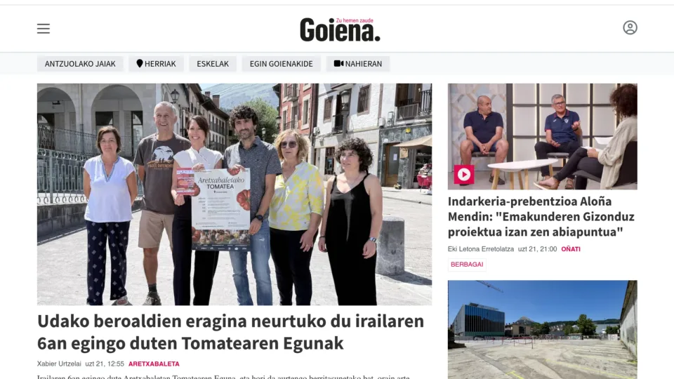Captura de Goiena