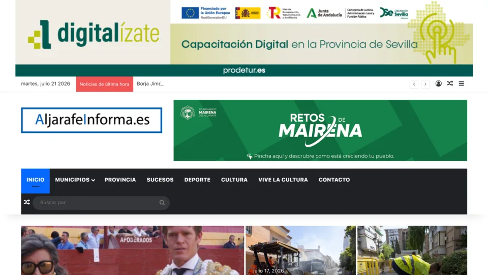 Captura de Aljarafe Informa