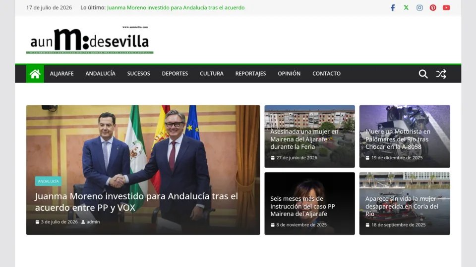 Captura de Aunmetro de Sevilla