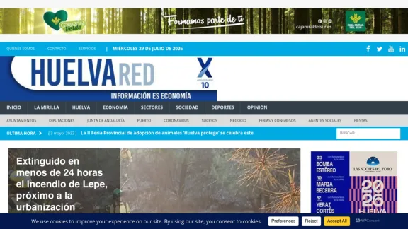 Captura de HuelvaRed