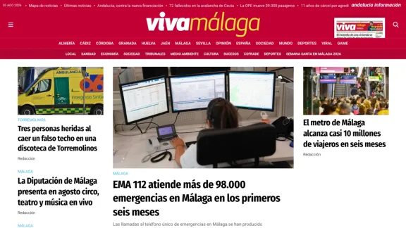 Captura de Viva Málaga