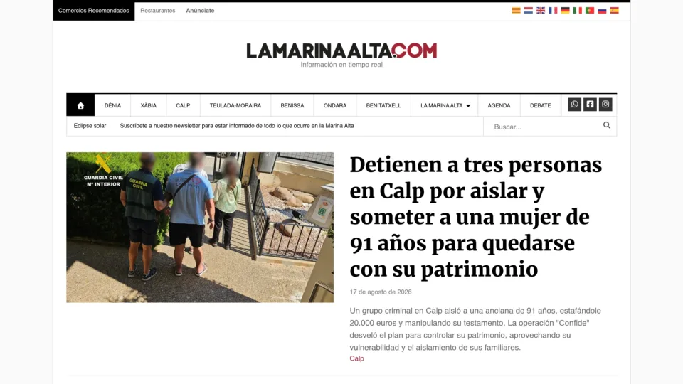 Captura de La Marina Alta