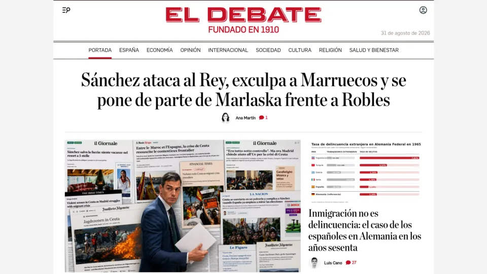 Captura de El Debate