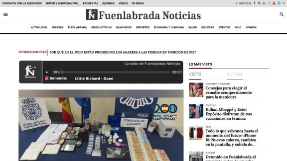 Captura de Fuenlabrada Noticias