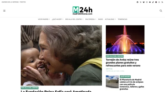 Captura de Madrid 24 Horas