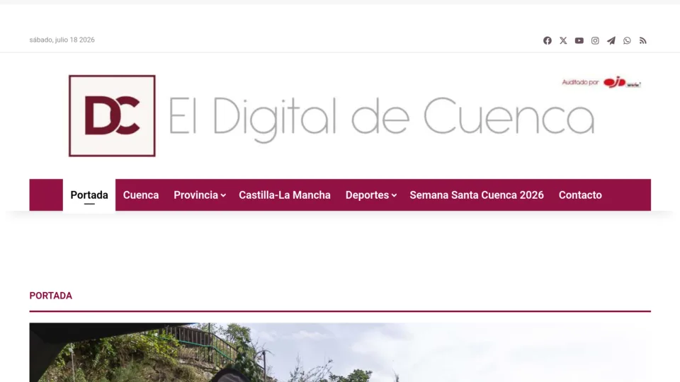Captura de El Digital de Cuenca