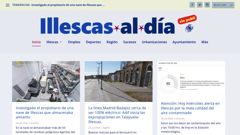 Captura de Illescas al Día