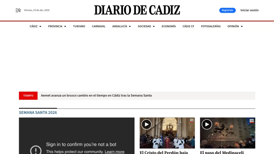 Captura de Diario de Cádiz