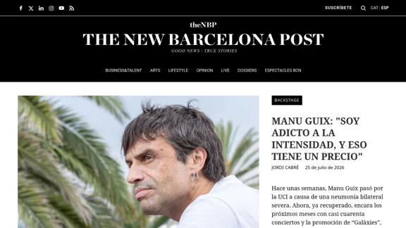 Captura de The New Barcelona Post