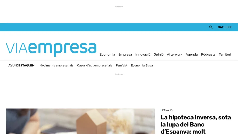 Captura de VIA Empresa