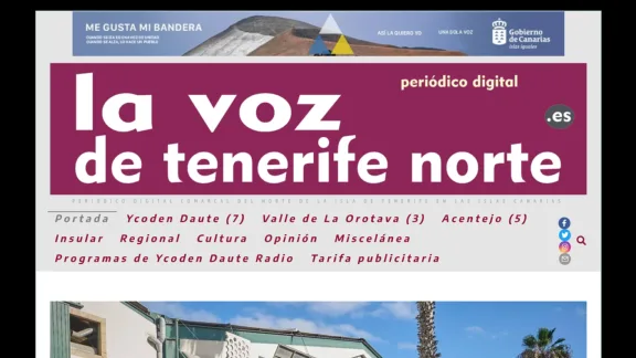 Captura de La Voz de Tenerife Norte