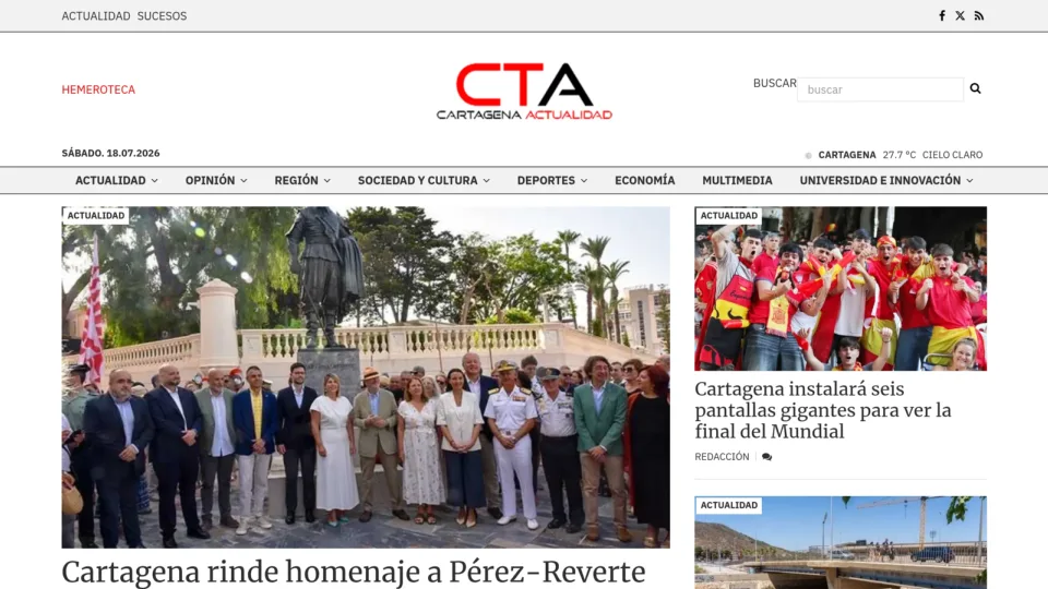 Captura de Cartagena Actualidad