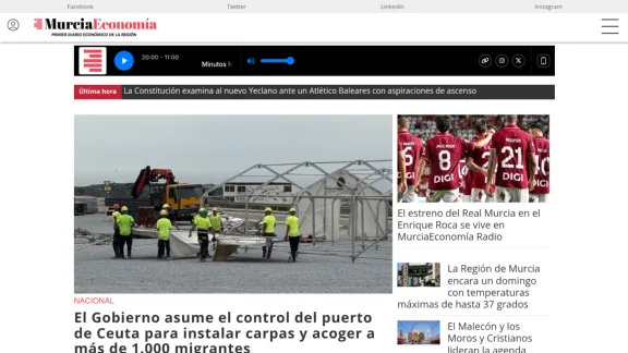 Captura de Murcia Economía