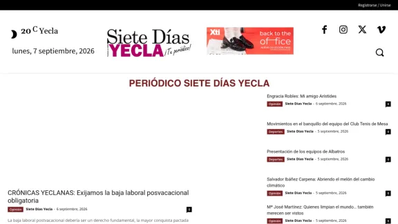 Captura de Siete Días Yecla