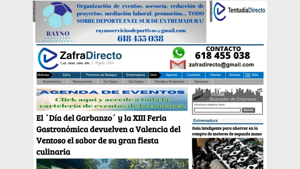 Captura de Zafra Directo