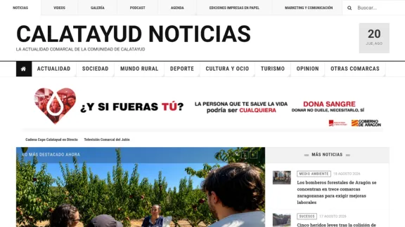 Captura de Calatayud Noticias