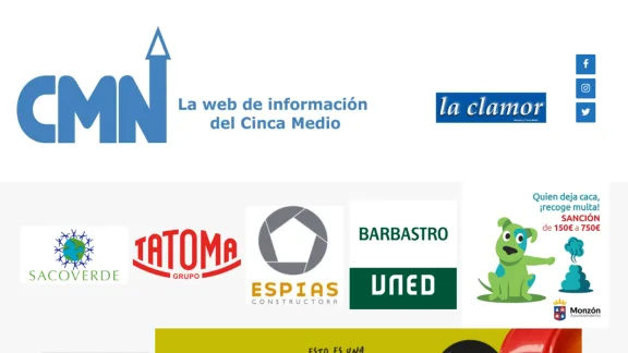 Captura de Cinca Medio Noticias
