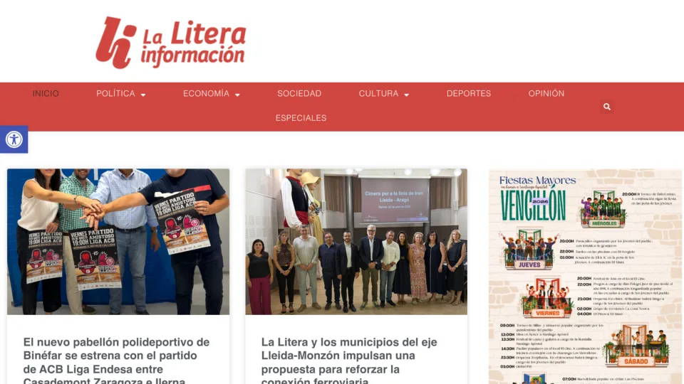 Captura de La Litera Información