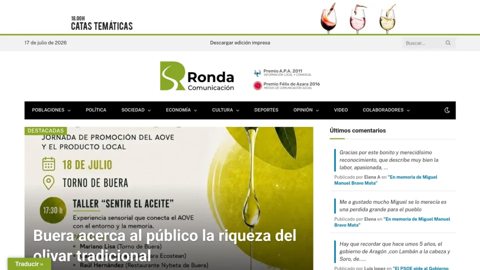 Captura de Ronda Somontano
