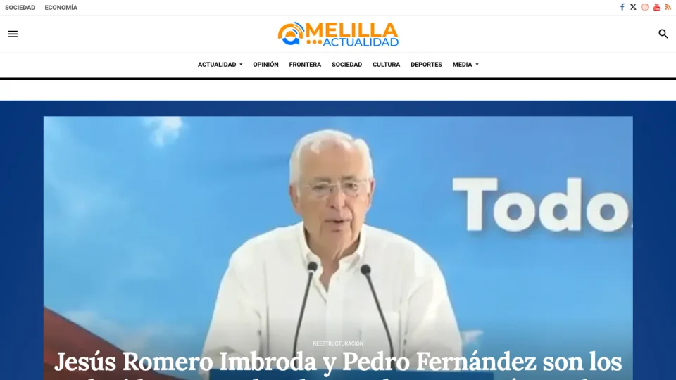 Captura de Melilla Actualidad