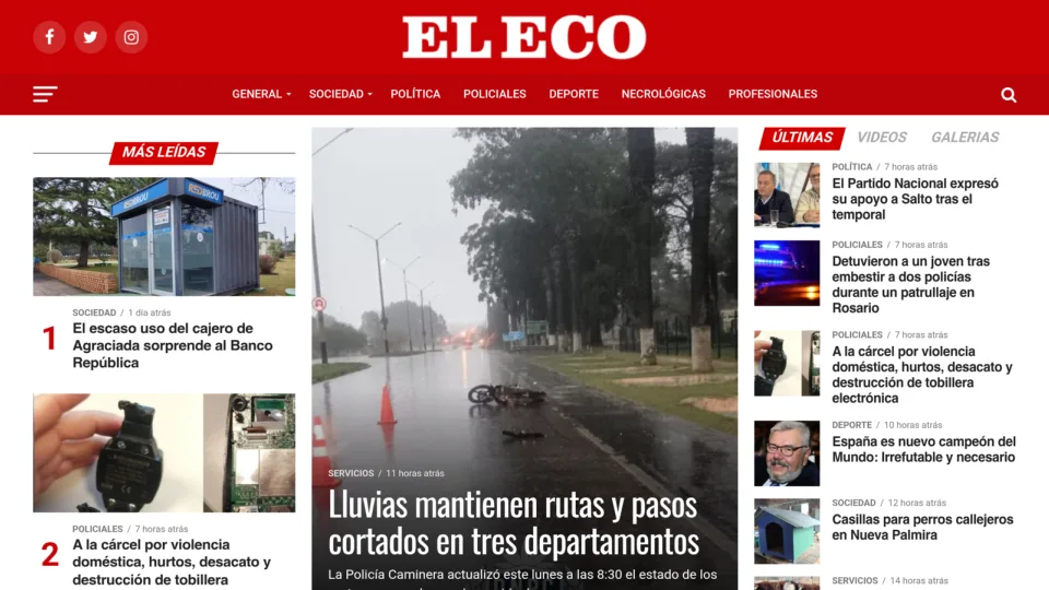 Captura de El Eco Digital