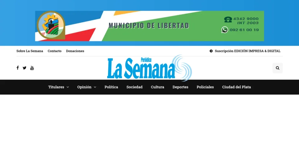 Captura de La Semana Periodico